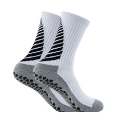 Terry Skate Yoga Socks Mid Calf Cotton Grip Anti Slip Pilates Socks for Unisex Arrival Wholesale Indoor
