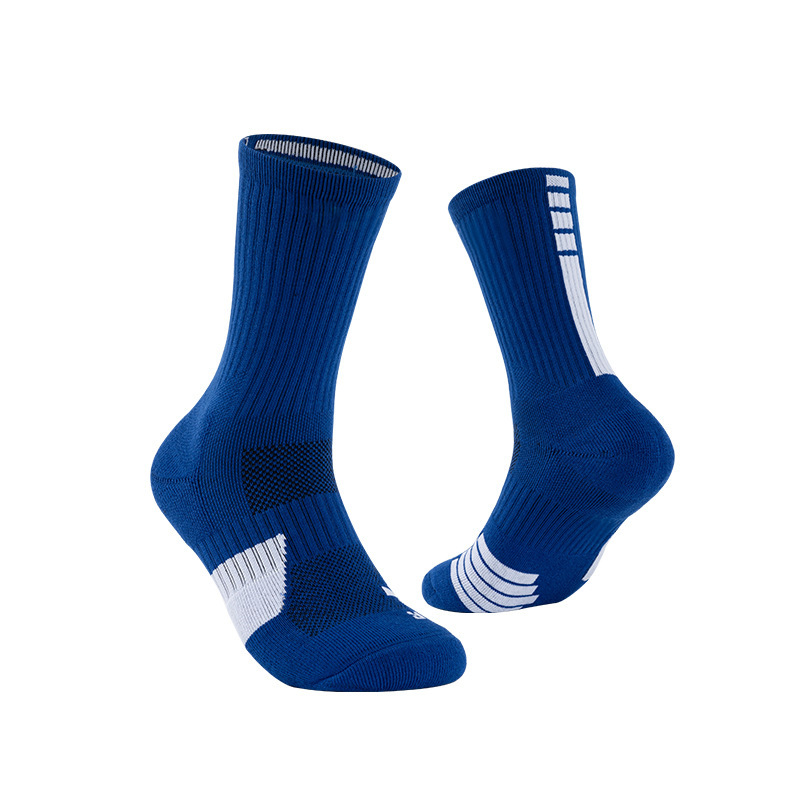 Terry Skate Yoga Socks Mid Calf Cotton Grip Anti Slip Pilates Socks for Unisex 2026 New Arrival Wholesale Indoor