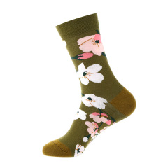 2026 new happy socks Solid Color Hip Hop Street Fashion Pure Colors Sports Letter Logo Jacquard Cotton Socks