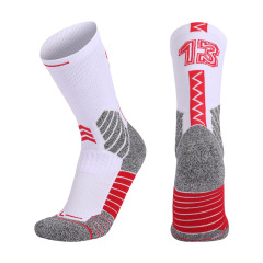 2026 New Arrival Wholesale Indoor Terry Skate Yoga Socks Mid Calf Cotton Grip Anti Slip Pilates Socks for Unisex