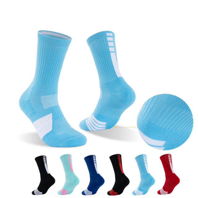 Terry Skate Yoga Socks Mid Calf Cotton Grip Anti Slip Pilates Socks for Unisex 2026 New Arrival Wholesale Indoor