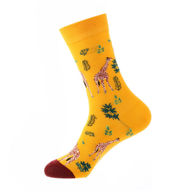 2026 new happy socks Solid Color Hip Hop Street Fashion Pure Colors Sports Letter Logo Jacquard Cotton Socks