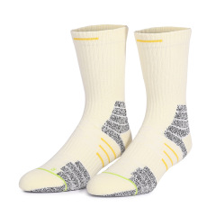 Wholesale Indoor Terry Skate Yoga Socks Mid Calf Cotton Grip Anti Slip Pilates Socks for Unisex 2026 New Arrival