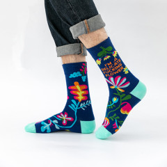 Design Happy  Colorful Jacquard Sox Design Socks Funny Socks Happy Man Socks 2026 High quality
