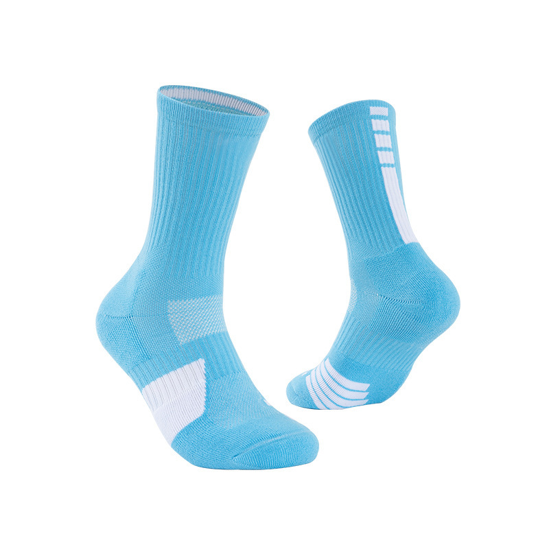 Terry Skate Yoga Socks Mid Calf Cotton Grip Anti Slip Pilates Socks for Unisex 2026 New Arrival Wholesale Indoor