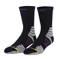 Wholesale Indoor Terry Skate Yoga Socks Mid Calf Cotton Grip Anti Slip Pilates Socks for Unisex 2026 New Arrival