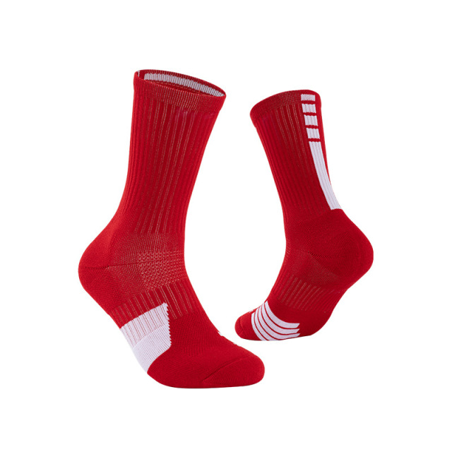 Terry Skate Yoga Socks Mid Calf Cotton Grip Anti Slip Pilates Socks for Unisex 2026 New Arrival Wholesale Indoor