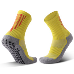 Arrival Wholesale Indoor Terry Skate Yoga Socks Mid Calf Cotton Grip Anti Slip Pilates Socks for Unisex