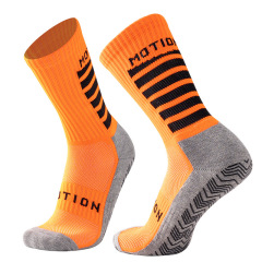 HJ 2026 Arrival Wholesale Indoor Terry Skate Yoga Socks Mid Calf Cotton Grip Anti Slip Pilates Socks for Unisex