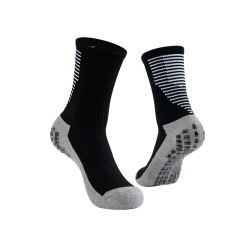 2026 HJ Arrival Wholesale Indoor Terry Skate Yoga Socks Mid Calf Cotton Grip Anti Slip Pilates Socks for Unisex
