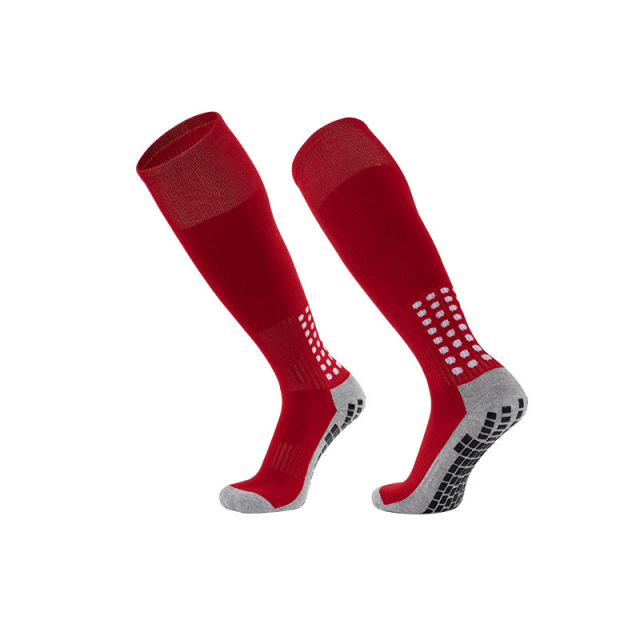 2026 HJ Arrival Wholesale Indoor Terry Skate Yoga Socks Mid Calf Cotton Grip Anti Slip Pilates Socks for Unisex