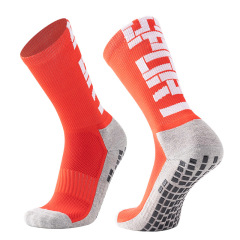 2026 HJ Arrival Wholesale Indoor Terry Skate Yoga Socks Mid Calf Cotton Grip Anti Slip Pilates Socks for Unisex