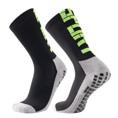 2026 HJ Arrival Wholesale Indoor Terry Skate Yoga Socks Mid Calf Cotton Grip Anti Slip Pilates Socks for Unisex