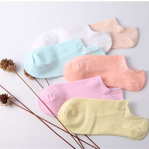 Soft Wholesale comfort Premium White Summer Socks for Private Label Summer Breathable SoftWomen Low Cut Ankle Socks
