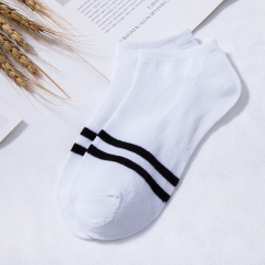 2026 Soft Wholesale comfort Premium White Summer Socks for Private Label Summer Breathable SoftWomen Low Cut Ankle Socks