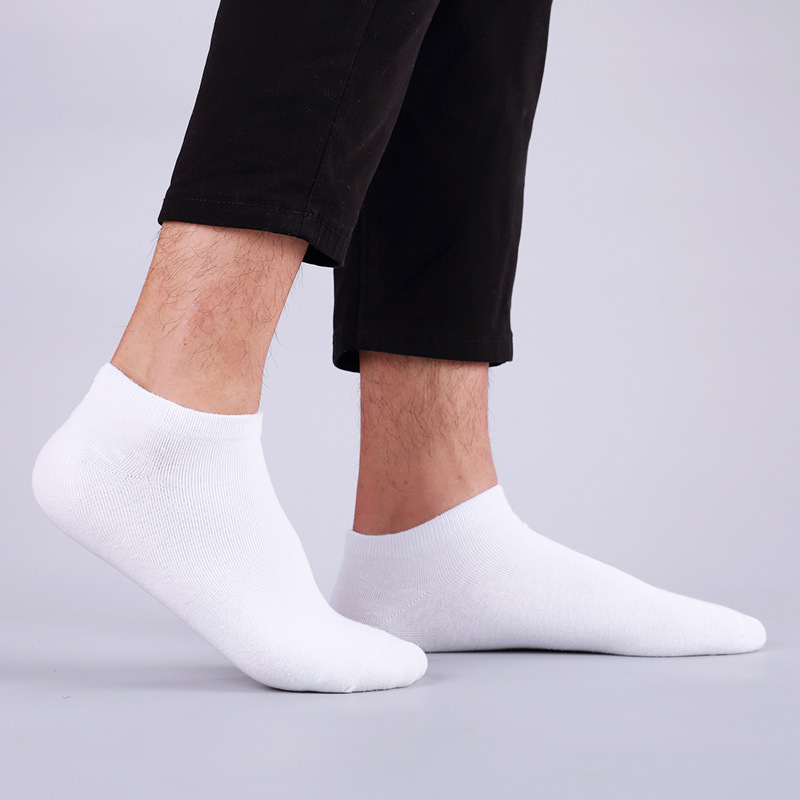 Soft Wholesale comfort Premium White Summer Socks for Private Label Summer Breathable SoftWomen Low Cut Ankle Socks