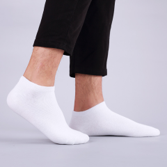 Soft Wholesale comfort Premium White Summer Socks for Private Label Summer Breathable SoftWomen Low Cut Ankle Socks