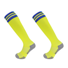 2026 HJ Arrival Wholesale Indoor Terry Skate Yoga Socks Mid Calf Cotton Grip Anti Slip Pilates Socks for Unisex