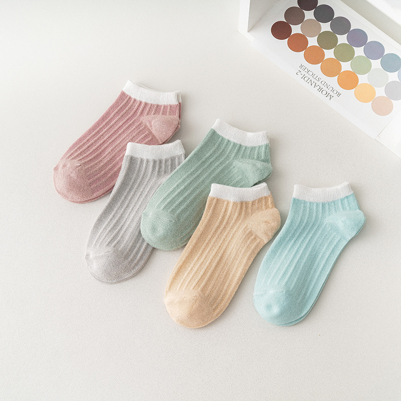 Summer Socks for Private Label Summer Breathable SoftWomen Low Cut Ankle Socks 2026 Wholesale comfor
