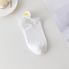 Premium White Summer Socks for Private Label Summer Breathable SoftWomen Low Cut Ankle Socks
