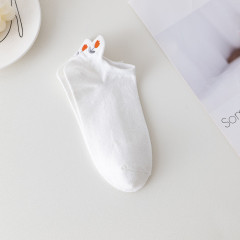 Premium White Summer Socks for Private Label Summer Breathable SoftWomen Low Cut Ankle Socks