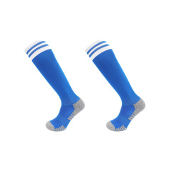 2026 HJ Arrival Wholesale Indoor Terry Skate Yoga Socks Mid Calf Cotton Grip Anti Slip Pilates Socks for Unisex