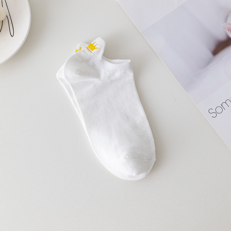 Premium White Summer Socks for Private Label Summer Breathable SoftWomen Low Cut Ankle Socks
