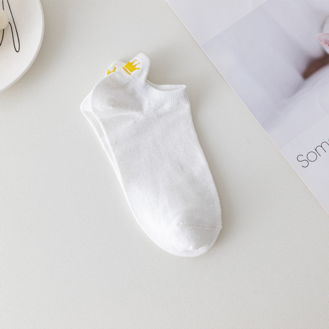 Premium White Summer Socks for Private Label Summer Breathable SoftWomen Low Cut Ankle Socks