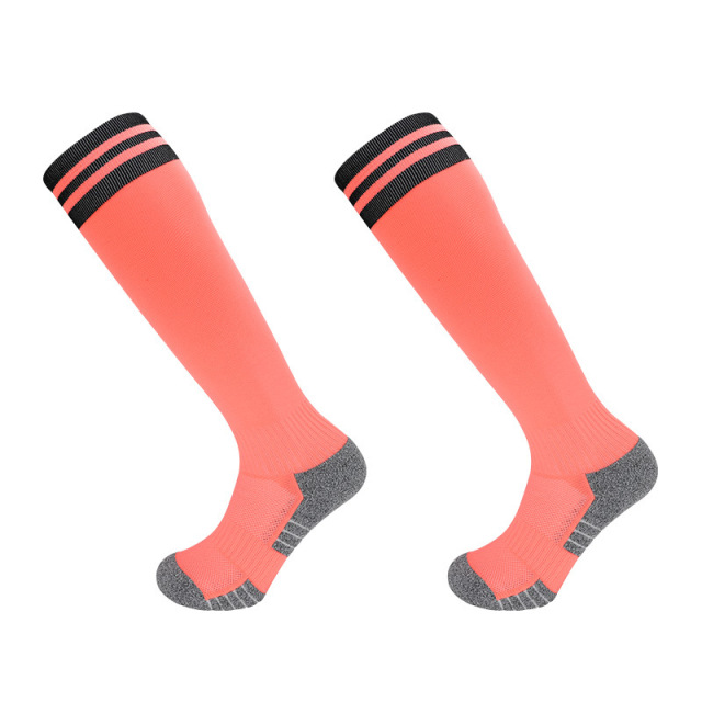 Wholesale Indoor Terry Skate Yoga Socks Mid Calf Cotton Grip Anti Slip Pilates Socks for Unisex