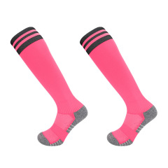Wholesale Indoor Terry Skate Yoga Socks Mid Calf Cotton Grip Anti Slip Pilates Socks for Unisex