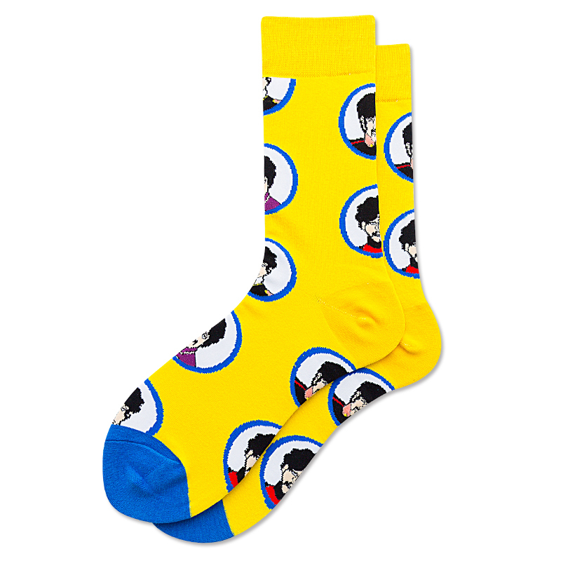 2026 High quality Design Happy  Colorful Jacquard Sox Design Socks Funny Socks Happy Man Socks