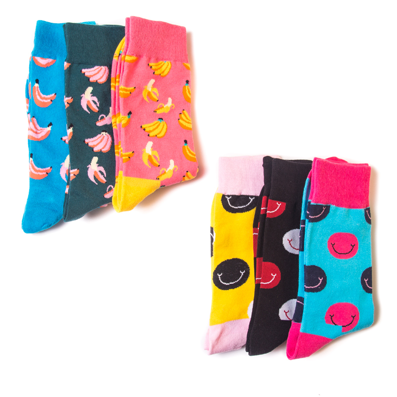 2026 High quality Design Happy  Colorful Jacquard Sox Design Socks Funny Socks Happy Man Socks