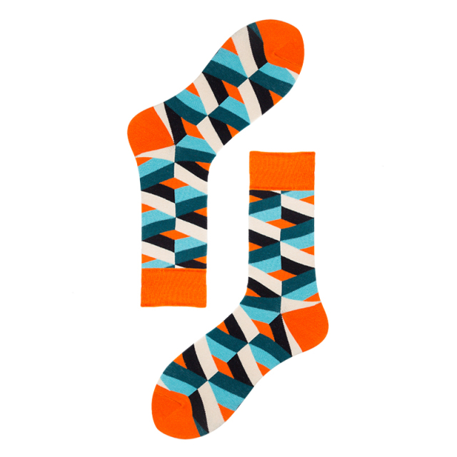 2026 High quality Design Happy  Colorful Jacquard Sox Design Socks Funny Socks Happy Man Socks