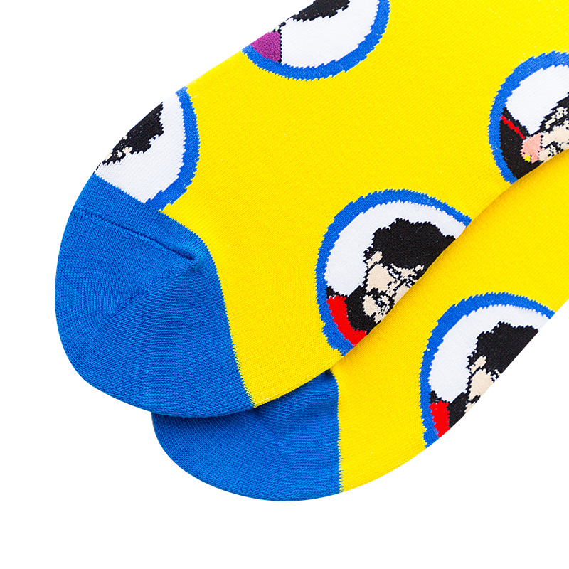 2026 High quality Design Happy  Colorful Jacquard Sox Design Socks Funny Socks Happy Man Socks
