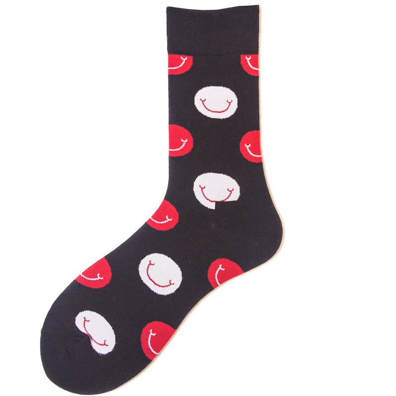 2026 High quality Design Happy  Colorful Jacquard Sox Design Socks Funny Socks Happy Man Socks
