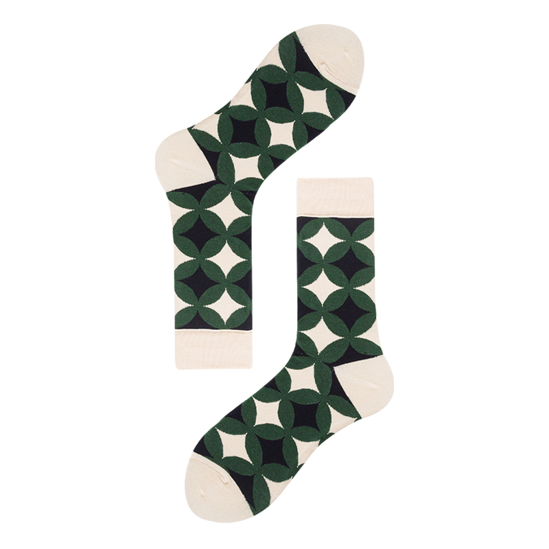 2026 High quality Design Happy  Colorful Jacquard Sox Design Socks Funny Socks Happy Man Socks