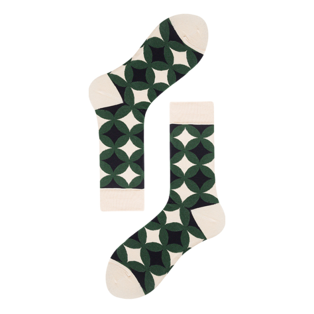 2026 High quality Design Happy  Colorful Jacquard Sox Design Socks Funny Socks Happy Man Socks