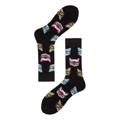 2026 High quality Design Happy  Colorful Jacquard Sox Design Socks Funny Socks Happy Man Socks