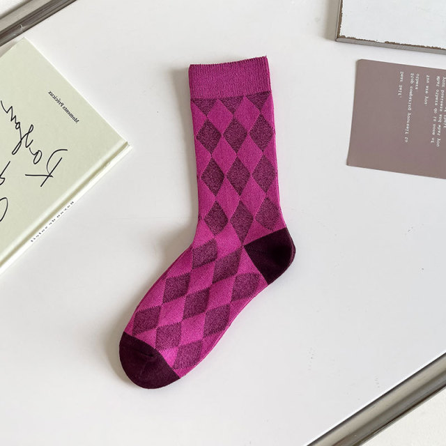 2026 High quality Design Happy  Colorful Jacquard Sox Design Socks Funny Socks Happy Man Socks