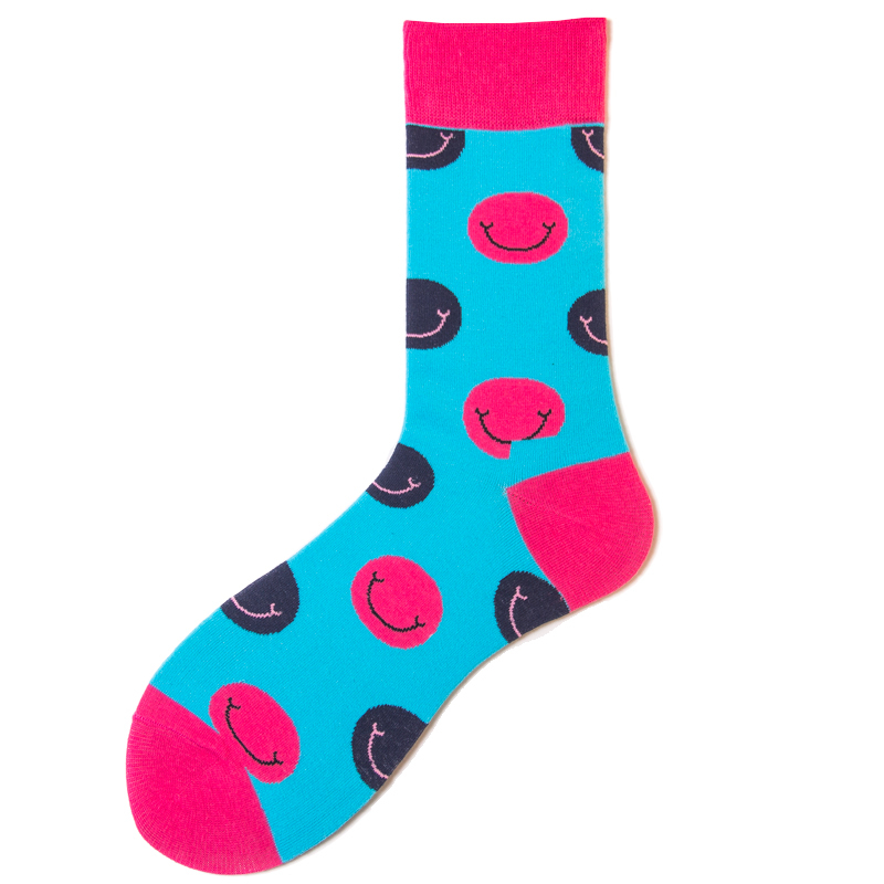 2026 High quality Design Happy  Colorful Jacquard Sox Design Socks Funny Socks Happy Man Socks