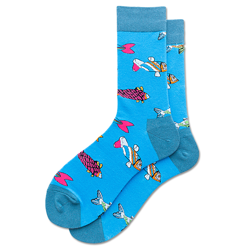 2026 High quality Design Happy  Colorful Jacquard Sox Design Socks Funny Socks Happy Man Socks