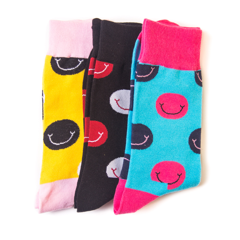 2026 High quality Design Happy  Colorful Jacquard Sox Design Socks Funny Socks Happy Man Socks