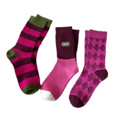 2026 High quality Design Happy  Colorful Jacquard Sox Design Socks Funny Socks Happy Man Socks