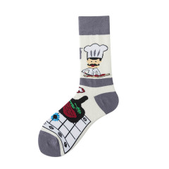 2026 newhappy socks  Solid Color Hip Hop Street Fashion Pure Colors Sports Letter Logo Jacquard Cotton happy  Socks