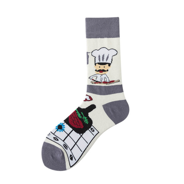 2026 newhappy socks  Solid Color Hip Hop Street Fashion Pure Colors Sports Letter Logo Jacquard Cotton happy  Socks