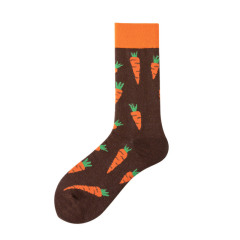 2026 newhappy socks  Solid Color Hip Hop Street Fashion Pure Colors Sports Letter Logo Jacquard Cotton happy  Socks
