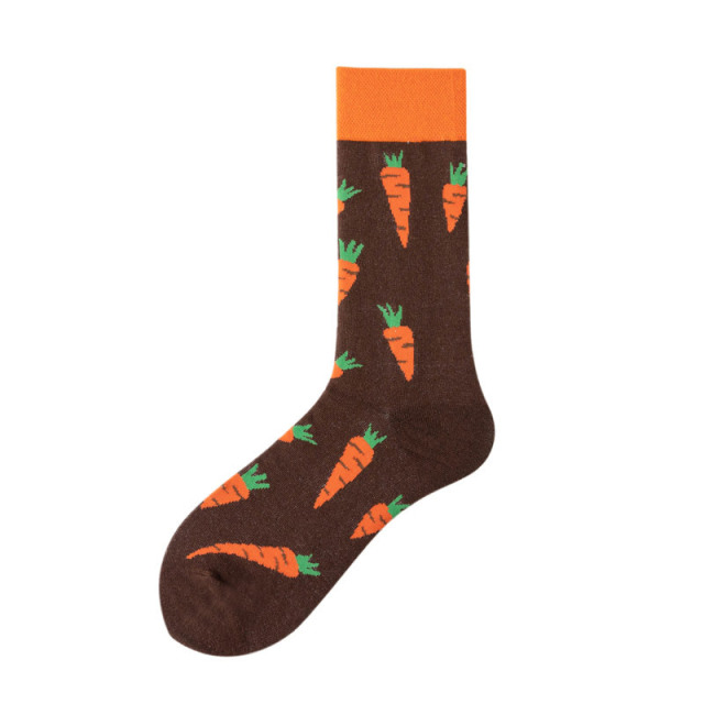2026 newhappy socks  Solid Color Hip Hop Street Fashion Pure Colors Sports Letter Logo Jacquard Cotton happy  Socks