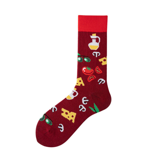 High quality  sport Design Happy  Colorful Jacquard Sox Design Socks Funny Socks Happy Man Socks
