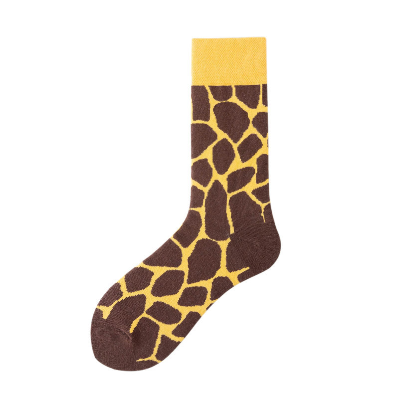 2026 newhappy socks  Solid Color Hip Hop Street Fashion Pure Colors Sports Letter Logo Jacquard Cotton happy  Socks