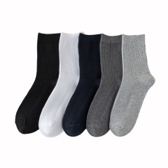 2026  Solid Color Hip Hop Street Fashion Pure Colors Sports Letter Logo Jacquard Cotton  sport  Socks
